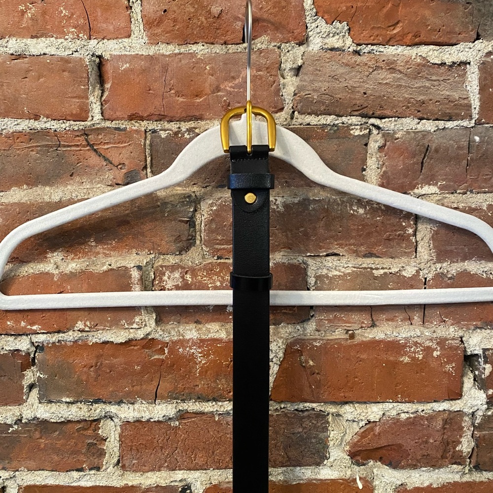 Thin Black Belt